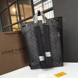 Replica Louis Vuitton Gray Monogram Eclipse Explorer Tote