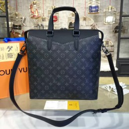 Replica Louis Vuitton Black Monogram Eclipse Explorer Tote