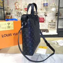 Replica Louis Vuitton Black Monogram Eclipse Explorer Tote
