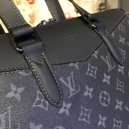 Replica Louis Vuitton Black Monogram Eclipse Explorer Tote