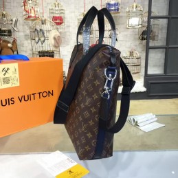 Replica Louis Vuitton Brown Monogram Kitan Tote