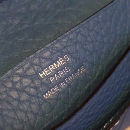 Replica Hermes Blue Bearn Compact Wallet