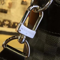 Replica Louis Vuitton Black Damier Graphite Tadao Tote