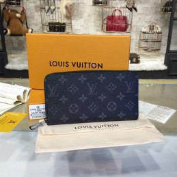 Replica Louis Vuitton Black Monogram Eclipse Zippy Organizer Wallet