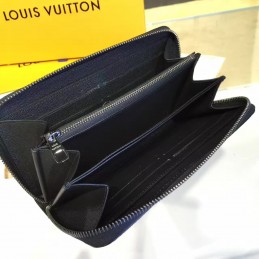 Replica Louis Vuitton Black Monogram Eclipse Zippy Organizer Wallet