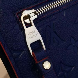 Replica Louis Vuitton Royal Blue Embossed Monogram Metis Pochette