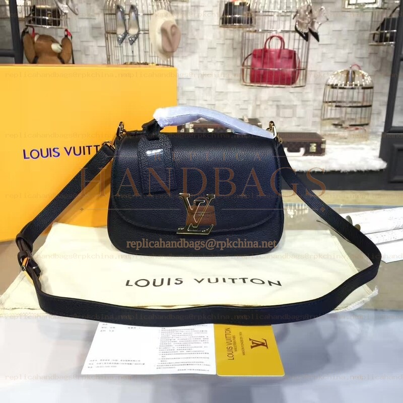 Replica Louis Vuitton Navy Blue Neo Vivienne Crossbody Bag