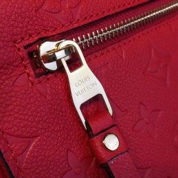 Replica Louis Vuitton Red Embossed Monogram Metis Pochette