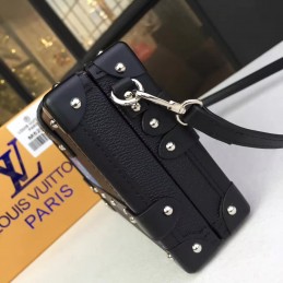 Replica Louis Vuitton Black Travel Patch Petite Malle