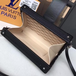 Replica Louis Vuitton Black Travel Patch Petite Malle