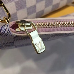 Replica Louis Vuitton White Damier Azur Pink Interior Neverfull GM
