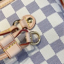 Replica Louis Vuitton White Damier Azur Beige Interior Neverfull GM