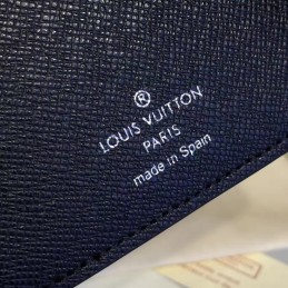Replica Louis Vuitton Dark Gray Damier Graphite Brazza Wallet