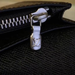 Replica Louis Vuitton Dark Gray Damier Graphite Brazza Wallet