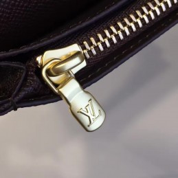 Replica Louis Vuitton Dark Brown Damier Ebene Brazza Wallet