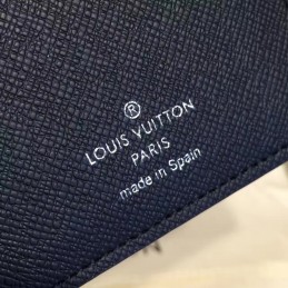 Replica Louis Vuitton Black Monogram Eclipse Brazza Wallet