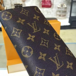 Replica Louis Vuitton Dark Brown Monogram Brazza Wallet