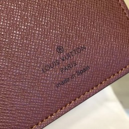 Replica Louis Vuitton Dark Brown Monogram Brazza Wallet