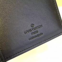 Replica Louis Vuitton Navy Blue Epi Leather Brazza Wallet
