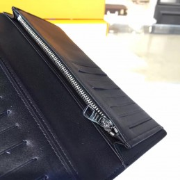 Replica Louis Vuitton Navy Blue Epi Leather Brazza Wallet