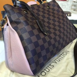 Replica Louis Vuitton Brown Damier Ebene Brown Brittany Bag