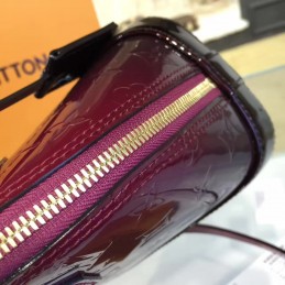 Replica Louis Vuitton Purple Patent Monogram Alma PM