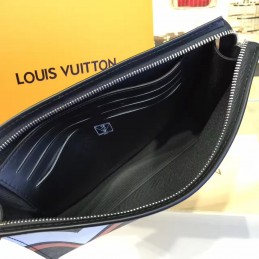 Replica Louis Vuitton Damier Cobalt V Stripe Pochette Voyage MM