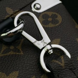 Replica Louis Vuitton Brown Monogram Black Trim City Trunk - Style 2