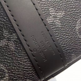 Replica Louis Vuitton Black Monogram Eclipse Keepall Bandouliere 55