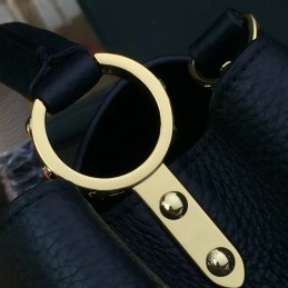 Replica Louis Vuitton Black White Two-Tone Capucines PM