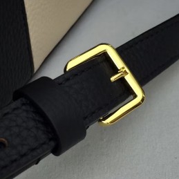 Replica Louis Vuitton Black White Two-Tone Capucines PM
