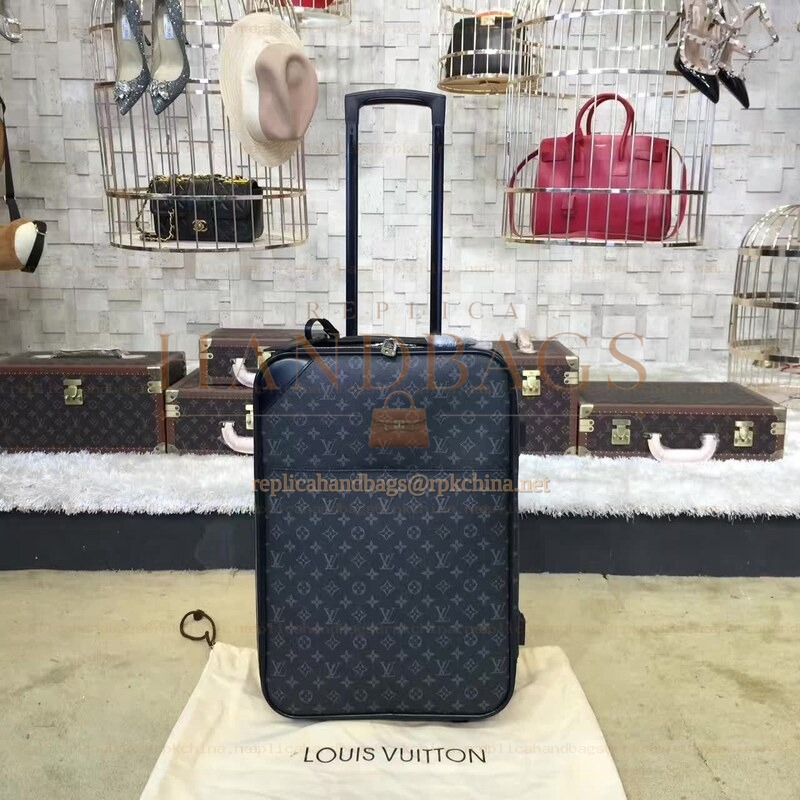 Replica Louis Vuitton Black Damier Graphite Pegase Legere 55