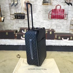Replica Louis Vuitton Black Damier Graphite Pegase Legere 55