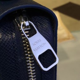 Replica Louis Vuitton Navy Blue Epi Leather Zippy XL Wallet