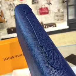 Replica Louis Vuitton Navy Blue Epi Leather Zippy XL Wallet