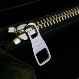 Replica Louis Vuitton Black Taiga Leather Zippy XL Wallet