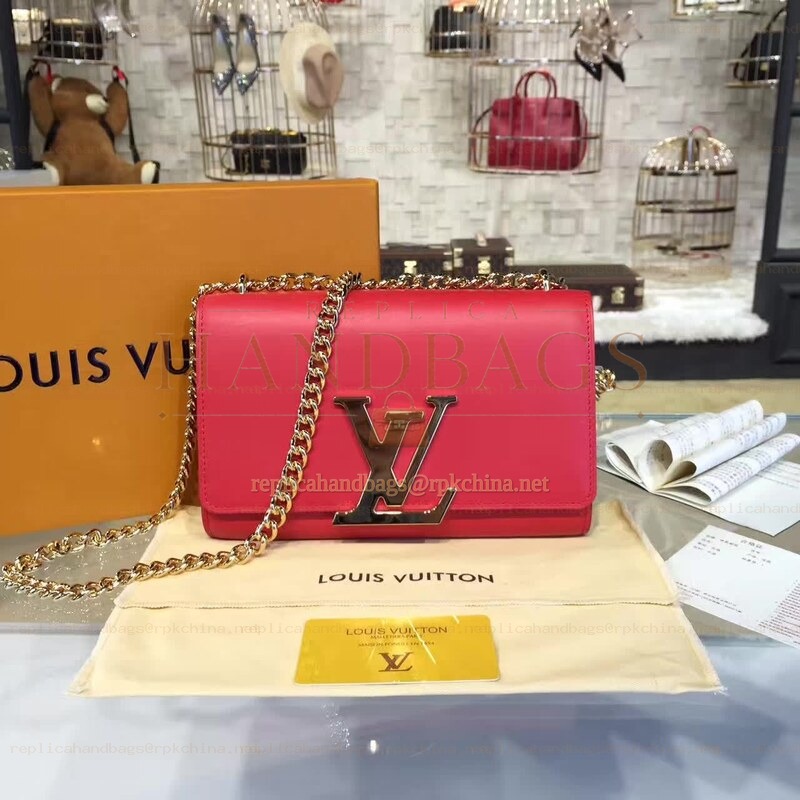 Replica Louis Vuitton Red Chain Louise GM