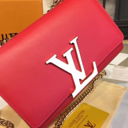 Replica Louis Vuitton Red Chain Louise GM