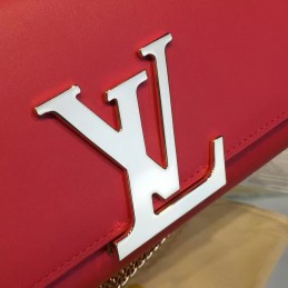 Replica Louis Vuitton Red Chain Louise GM