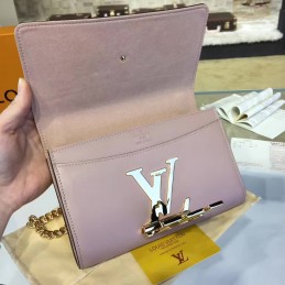Replica Louis Vuitton Pale Pink Chain Louise GM