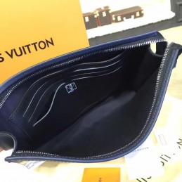 Replica Louis Vuitton White Damier V Stripe Pochette Voyage MM