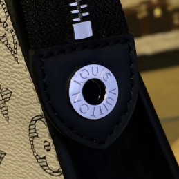Replica Louis Vuitton White Savane Chapman Pochette Voyage MM