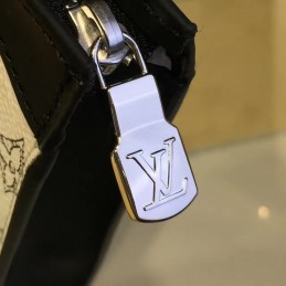 Replica Louis Vuitton White Savane Chapman Pochette Voyage MM