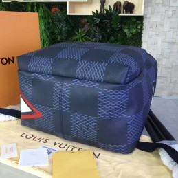 Replica Louis Vuitton Damier Cobalt V Stripe Apollo Backpack