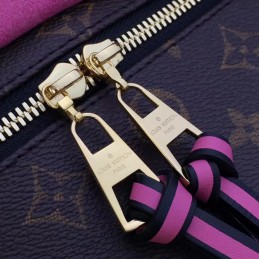 Replica Louis Vuitton Brown Monogram Green Pink Tuileries Besace