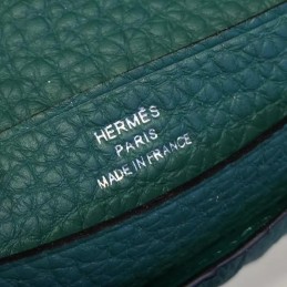 Replica Hermes Green Bearn Compact Wallet