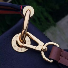 Replica Louis Vuitton Brown Monogram Navy Brown Tuileries Besace