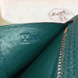 Replica Hermes Green Bearn Compact Wallet
