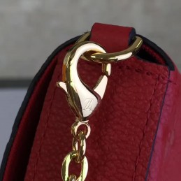 Replica Louis Vuitton Red Embossed Monogram Felicie Pochette