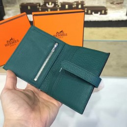 Replica Hermes Green Bearn Compact Wallet